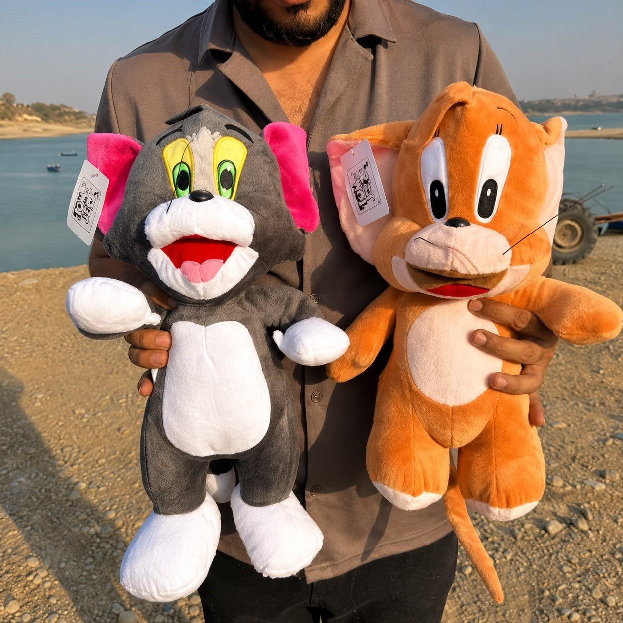 Tom ve jerry çift peluş