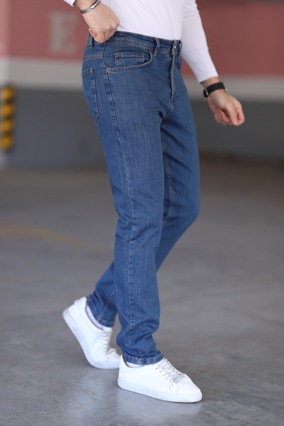 Turkuaz Erkek Regular Fit Rahat Kesim Jean Pantolon
