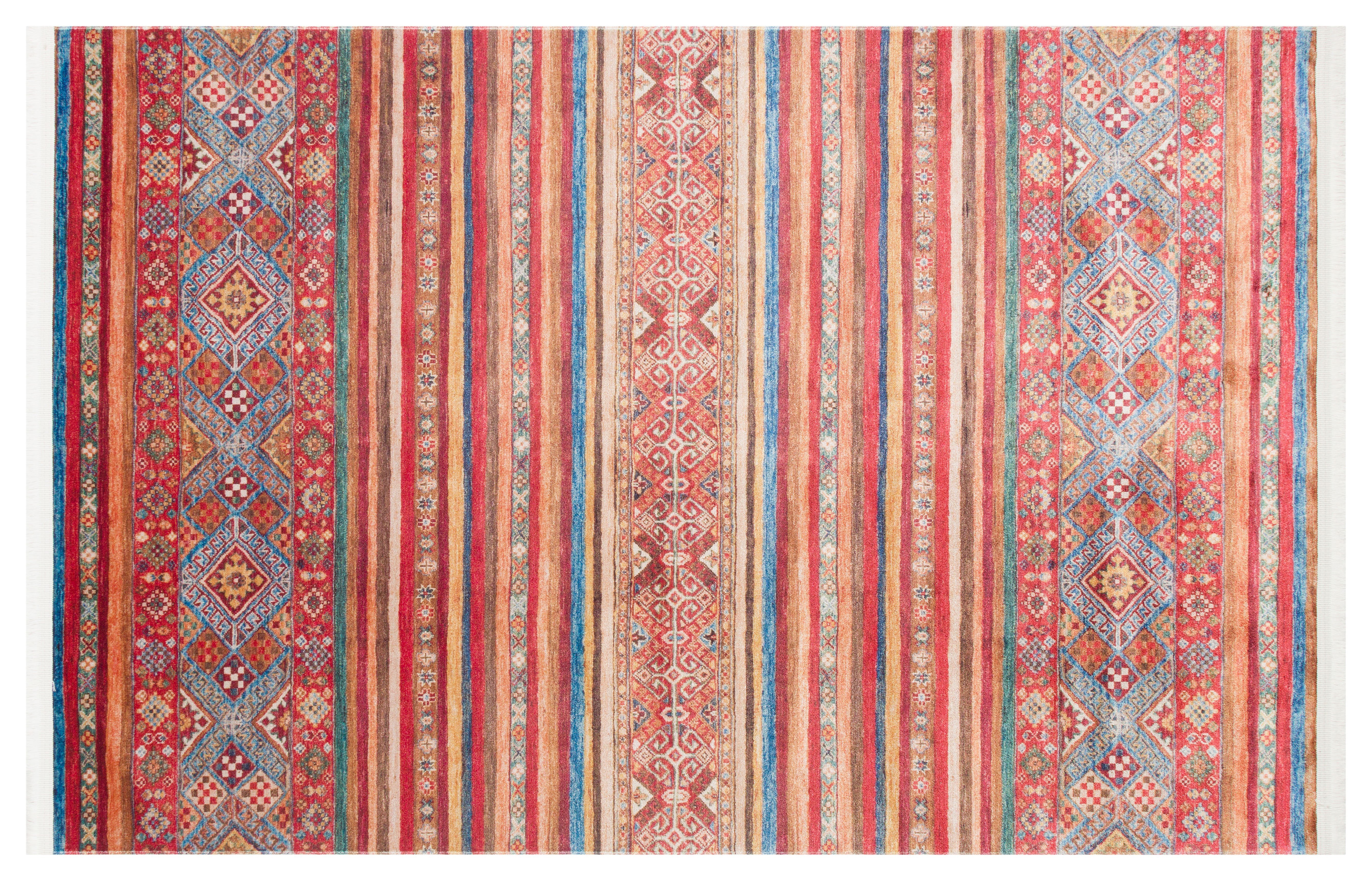 Ottoman Serisi Vintage Desenli Dijital Baskı Halı