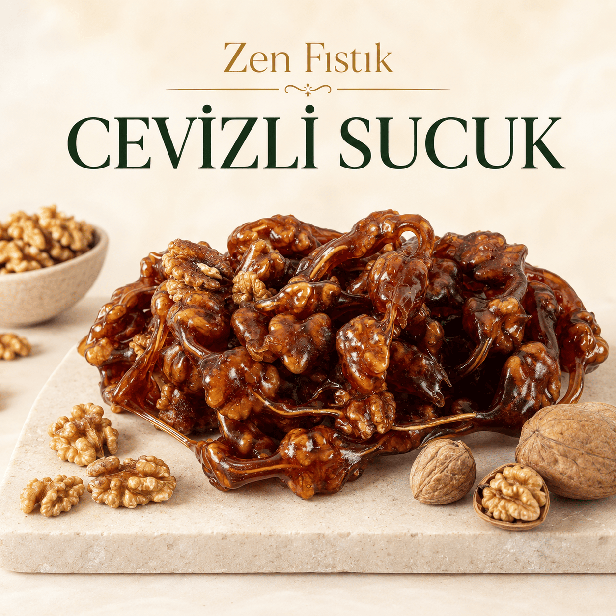 Geleneksel Cevizli Sucuk – Cevizli Köme 1000Gr