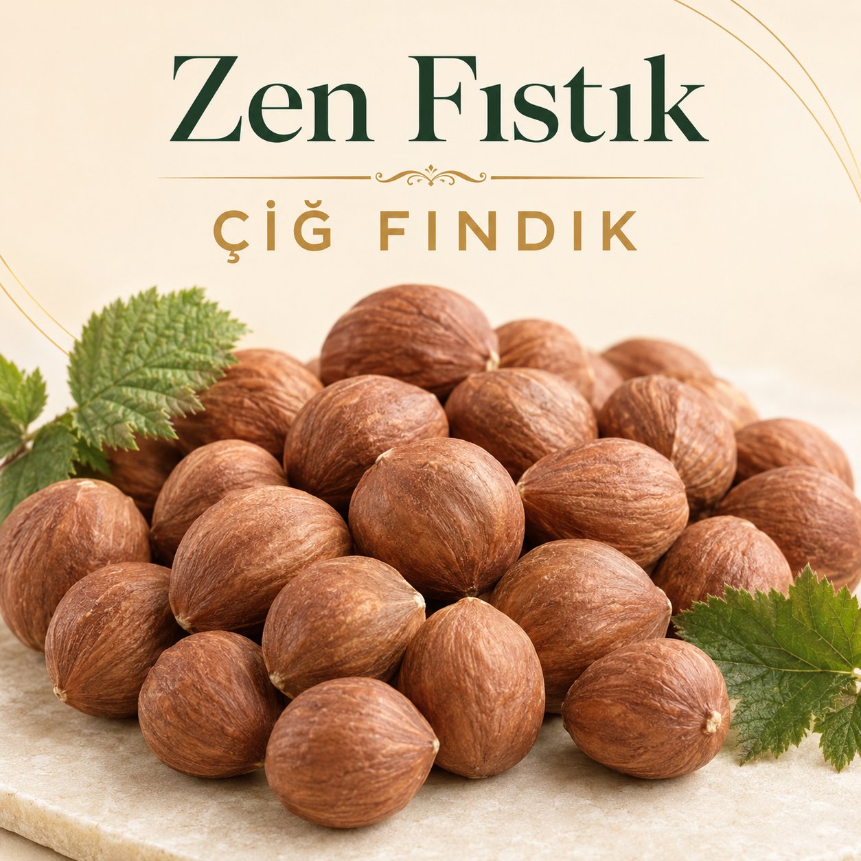 Zen Fıstık Çiğ Fındık İçi – Doğal ve Kavrulmamış