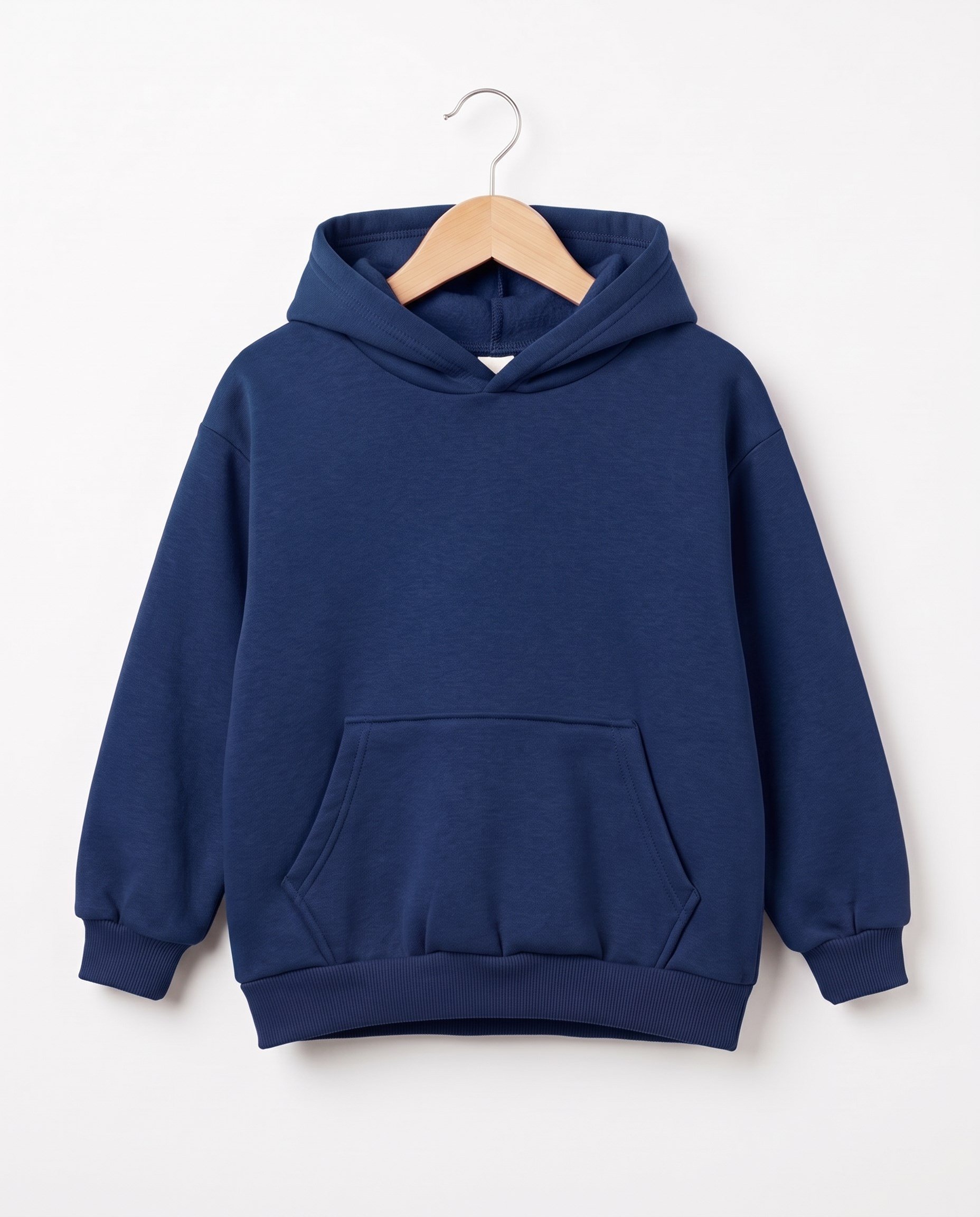 15633 Kanguru Cep Kapüşonlu 3 İp Sweat LACİVERT