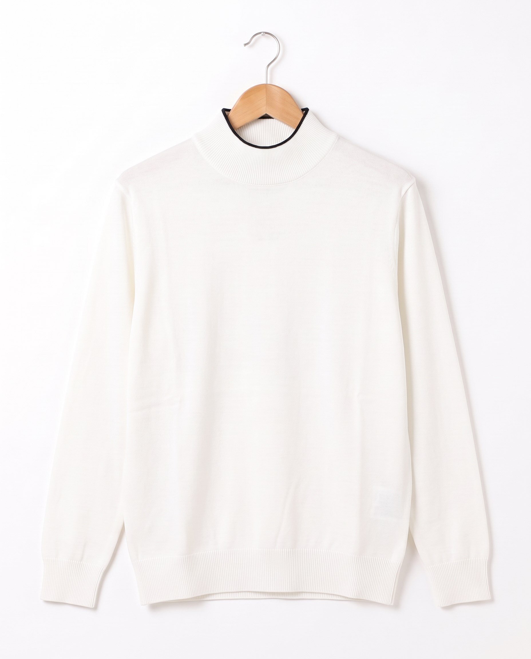 30026 Balıkçı Yaka Triko Erkek Çocuk Sweat BEYAZ
