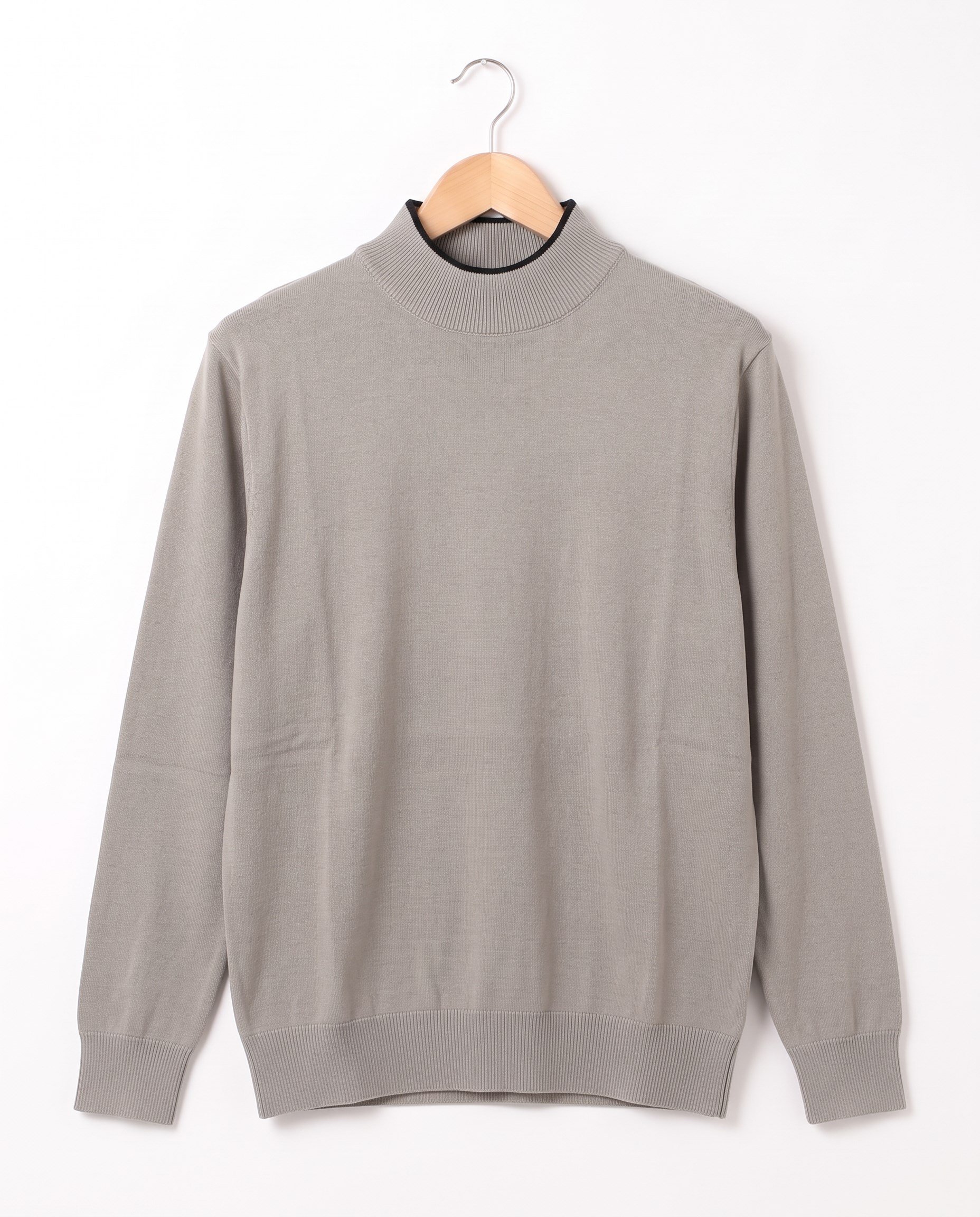 30026 Balıkçı Yaka Triko Erkek Çocuk Sweat TAŞ