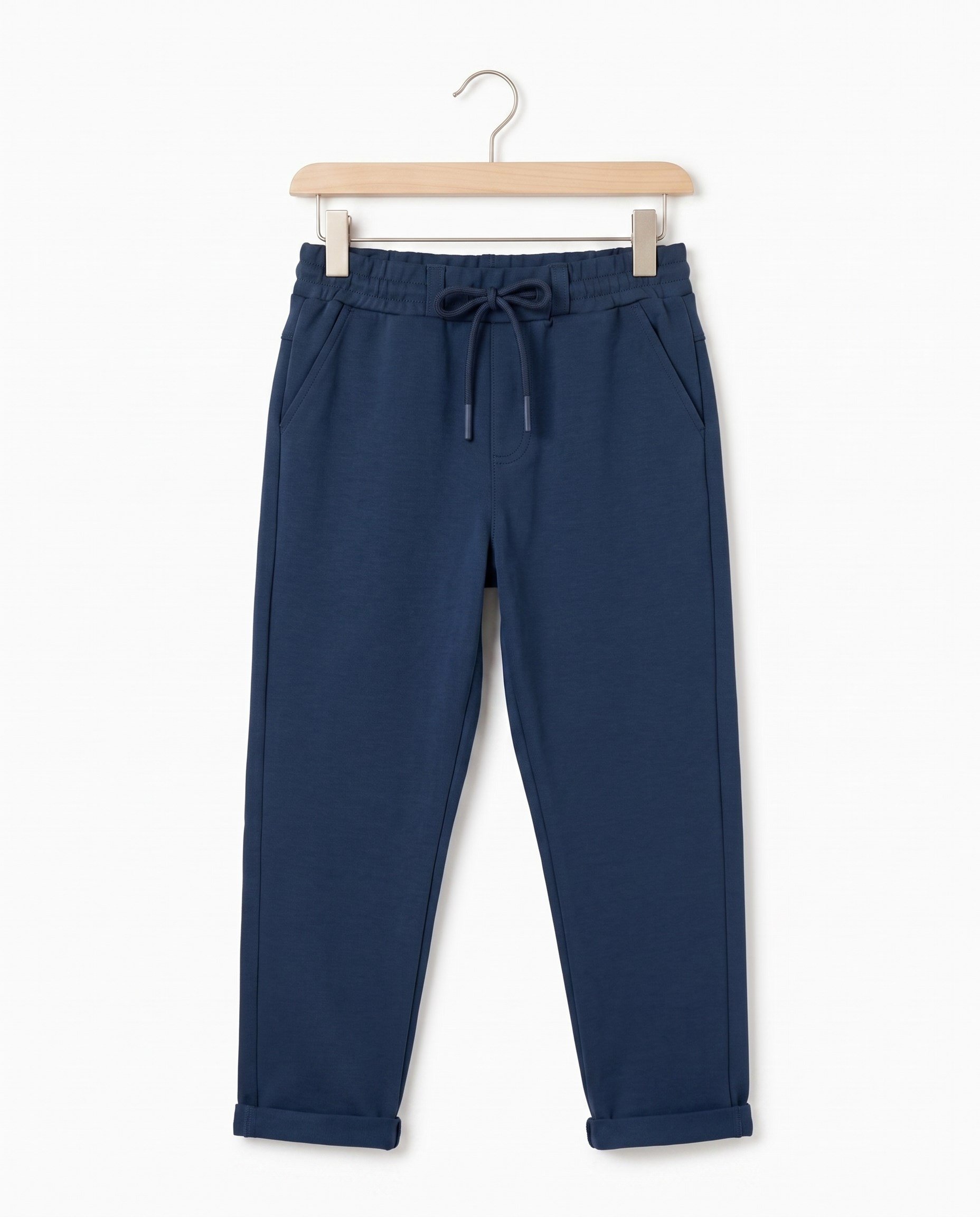 4553 Kompakt Penye Unisex Okul Eşofmanı LACİVERT