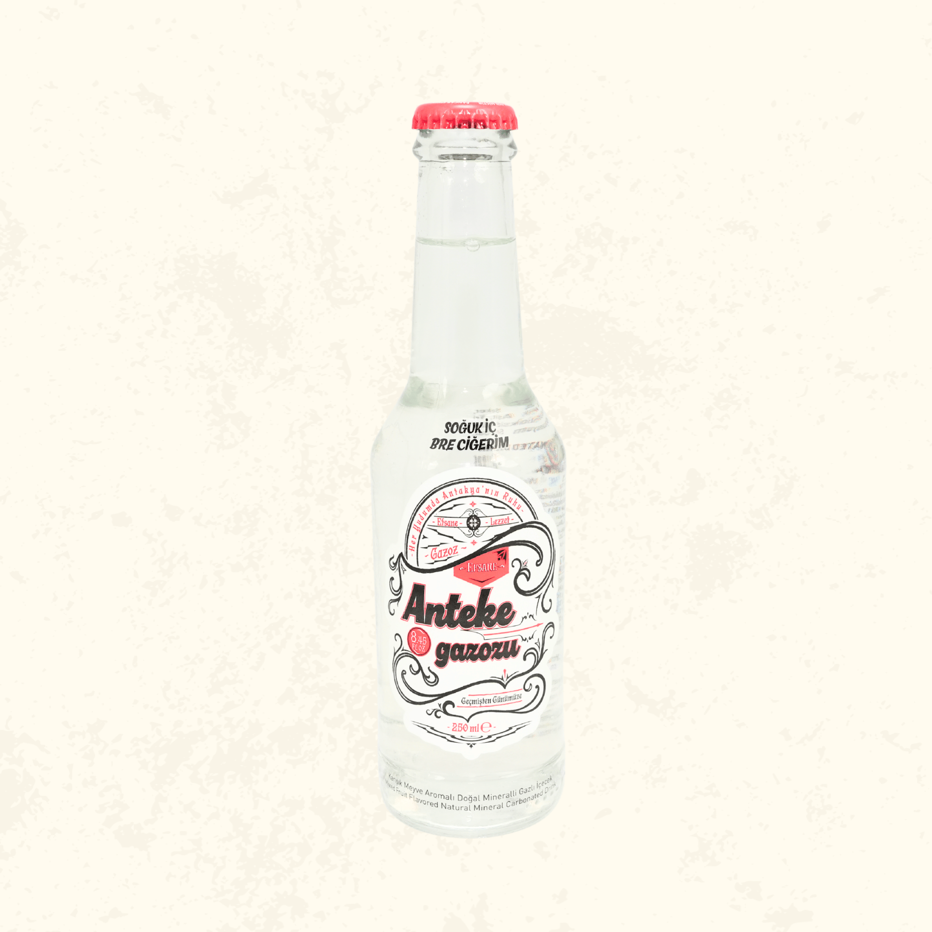 Anteke Gazozu Sade Gazoz 250 ml Cam Şişe