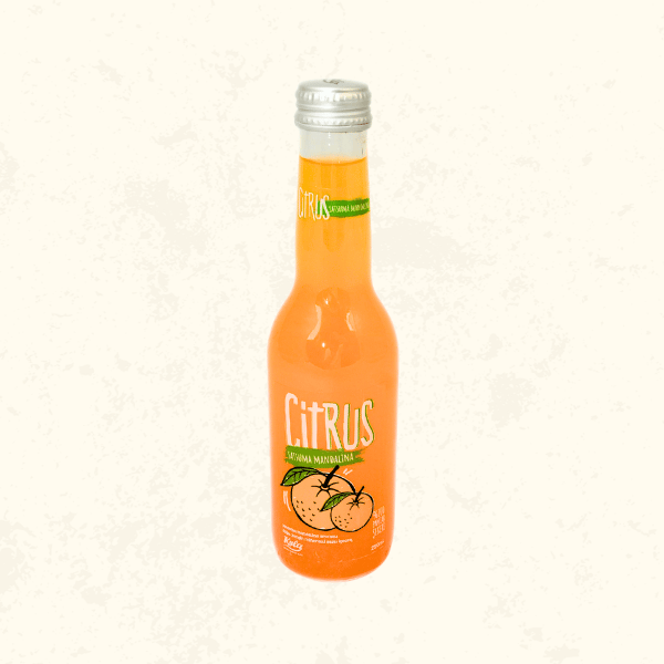 Bağlar Gazoz Citrus Satsuma Mandalina 250 ml - Tropikal ve Yoğun Narenciye Patlaması