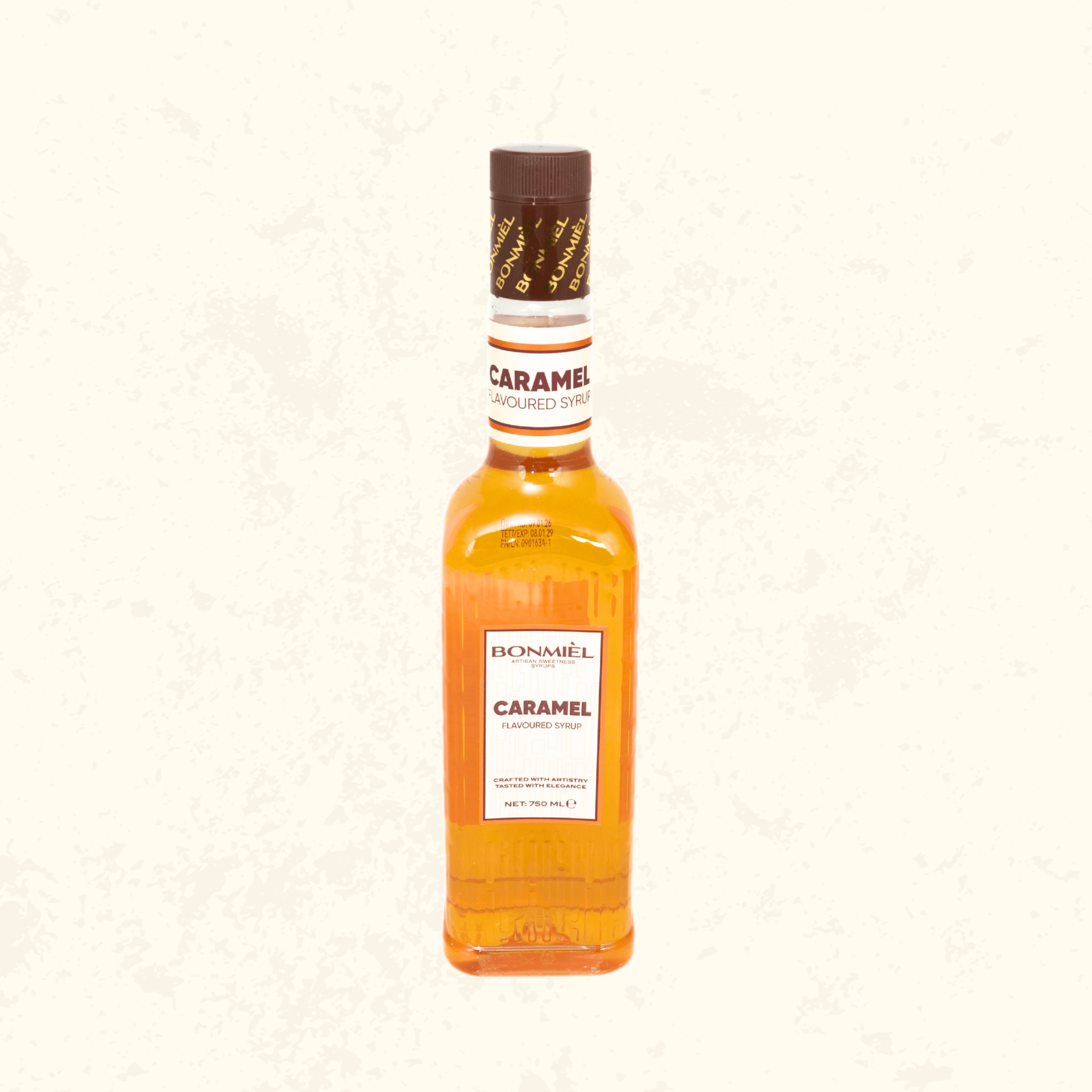 BONMIÈL Caramel Karamel Aromalı Gurme Kahve ve Tatlı Şurubu 750 ml – Klasik Barista Seçimi