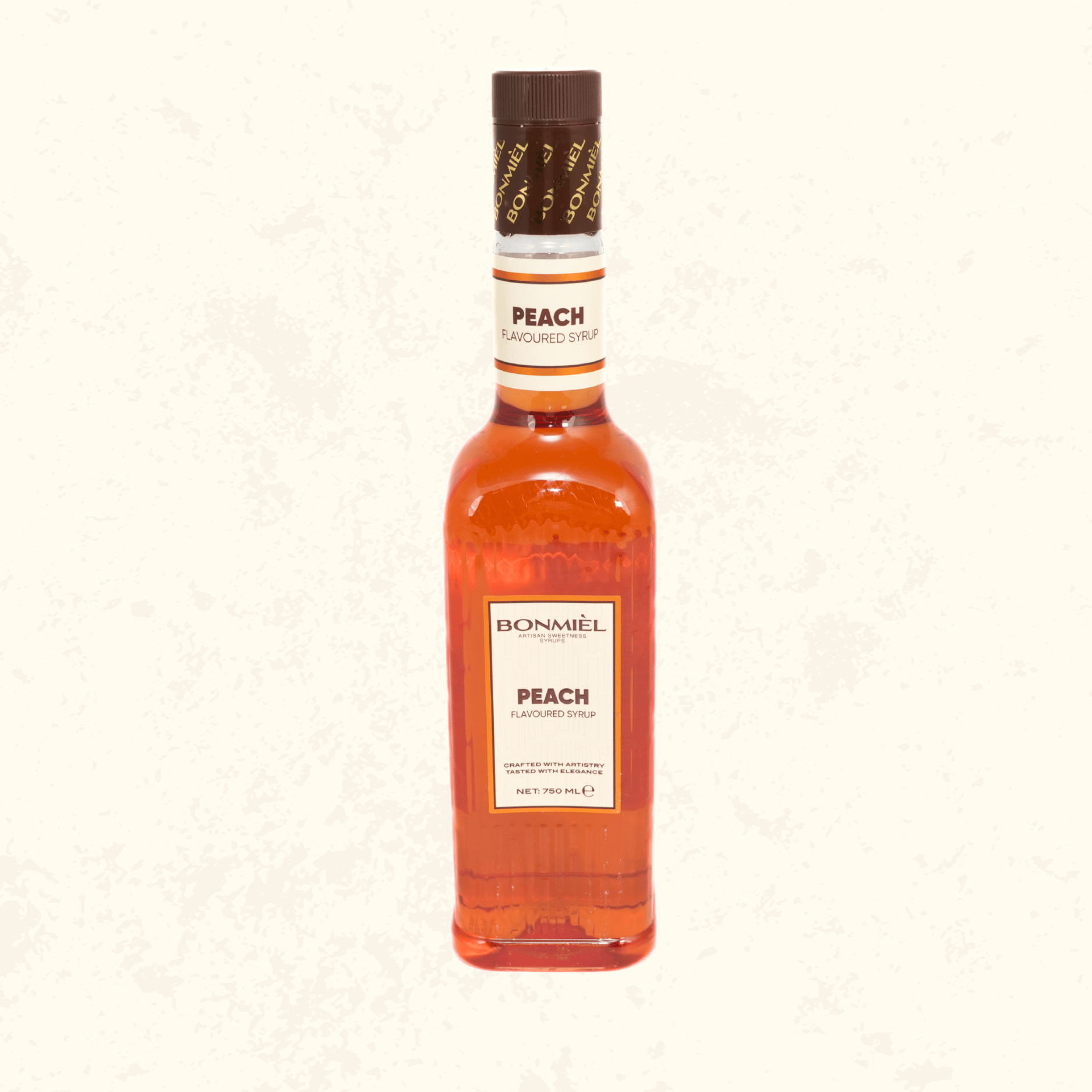 BONMIÈL Peach (Şeftali) Aromalı Kahve, Kokteyl ve Smoothie Şurubu 750 ml