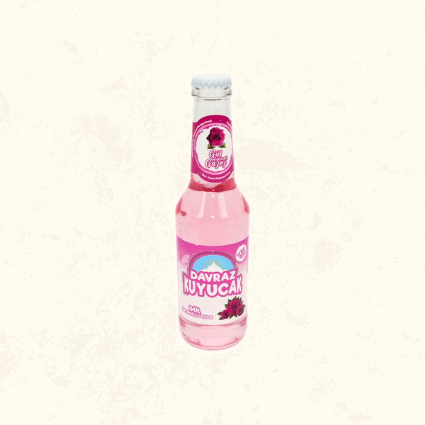 Davraz Kuyucak Gül Aromalı Gazoz 200 ml - Isparta'nın Gerçek Gül Mirası