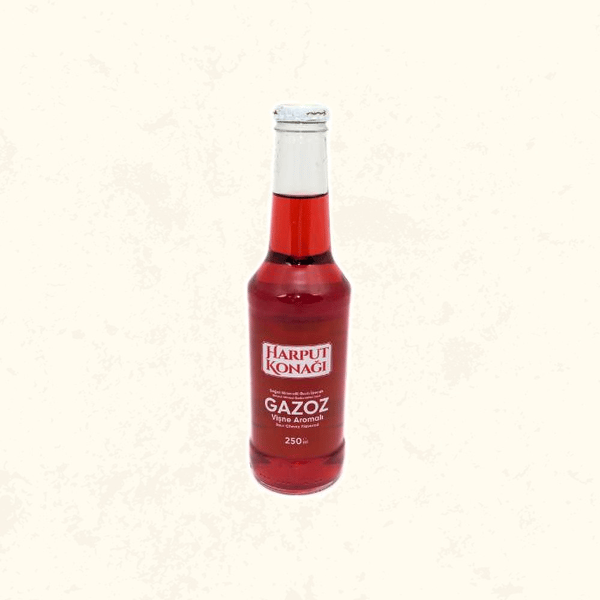Harput Konağı Vişne Aromalı Gazoz 250 ml - Elazığ'ın Yöresel Mirası