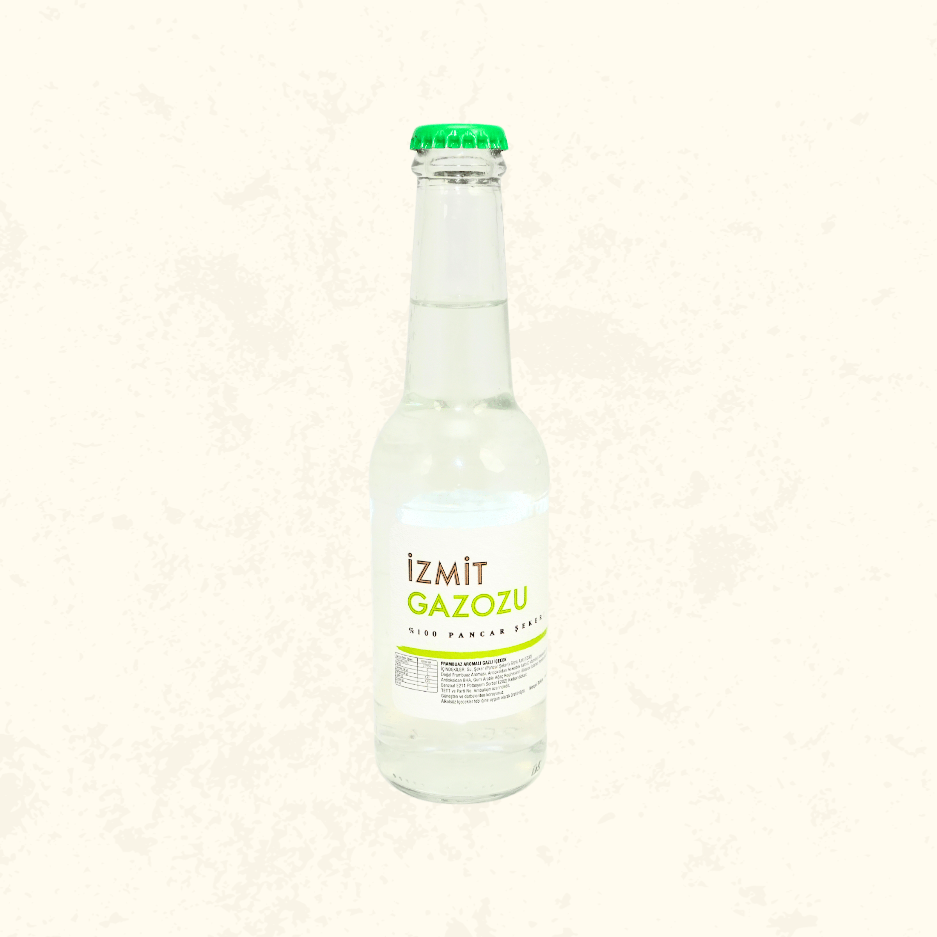İzmit Gazozu Sade Gazoz %100 Pancar Şekeri ile 250 ml Cam Şişe