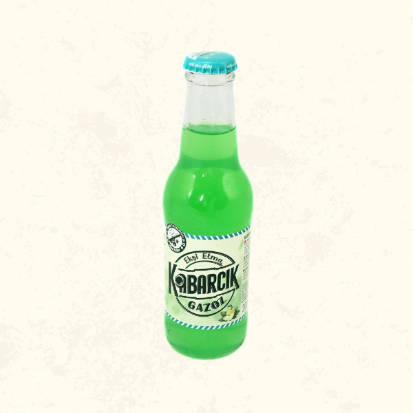 Kabarcık Ekşi Elmalı Gazoz 250 ml - Canlandırıcı Maksimum Meyve Ekşiliği ve Hararet Söndürücü