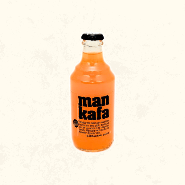 Mankafa Mandalinalı Gazoz 250 ml - Eğlenceli ve Yoğun Meyve Aromalı