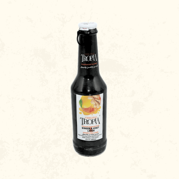 Original Tropia Ginger & Honey Lemon 250 ml - Zencefil, Bal ve Limonlu Premium İksir