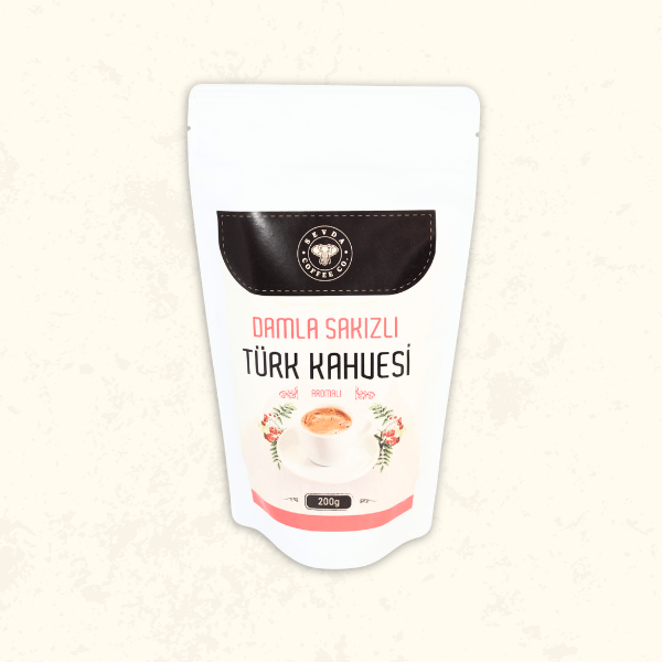 Sevda Coffee Co. Aromalı Damla Sakızlı Türk Kahvesi 200 g – Geleneksel Saray Lezzeti