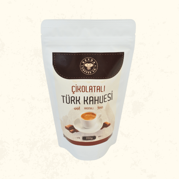 Sevda Coffee Co. Aromalı Çikolatalı Türk Kahvesi 200 g – Yoğun Çikolata Keyfi