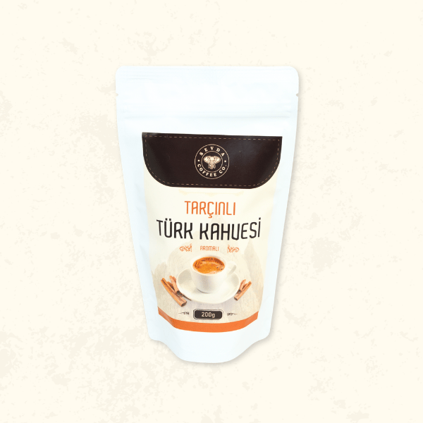 Sevda Coffee Co. Aromalı Tarçınlı Türk Kahvesi 200 g – Sıcak ve Baharatlı Gurme Harman