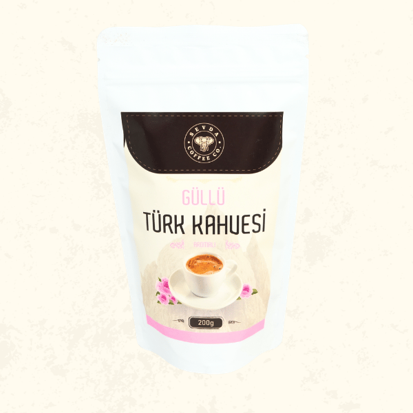 Sevda Coffee Co. Aromalı Güllü Türk Kahvesi 200 g – Nostaljik Saray Esintisi