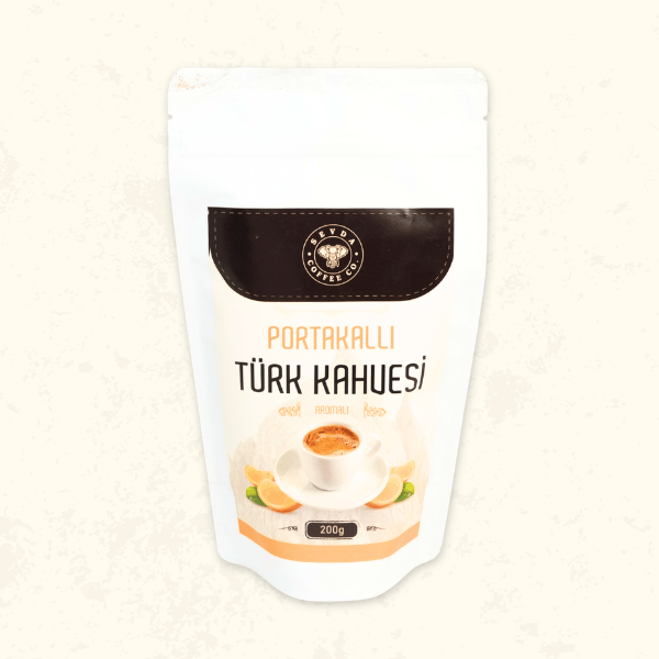 Sevda Coffee Co. Aromalı Portakallı Türk Kahvesi 200 g – Narenciye Esintili Gurme Lezzet