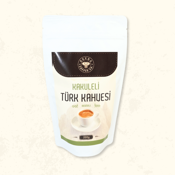Sevda Coffee Co. Aromalı Kakuleli Türk Kahvesi 200 g – Otantik Ortadoğu Esintisi