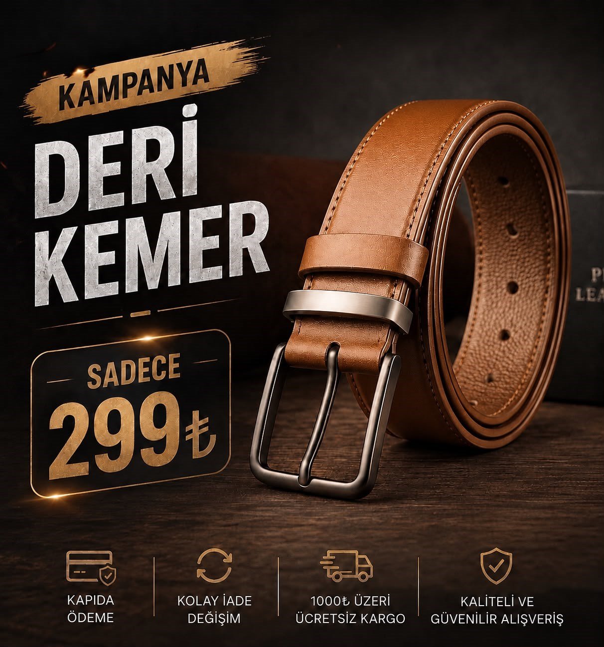 Kemer acık kahve -105