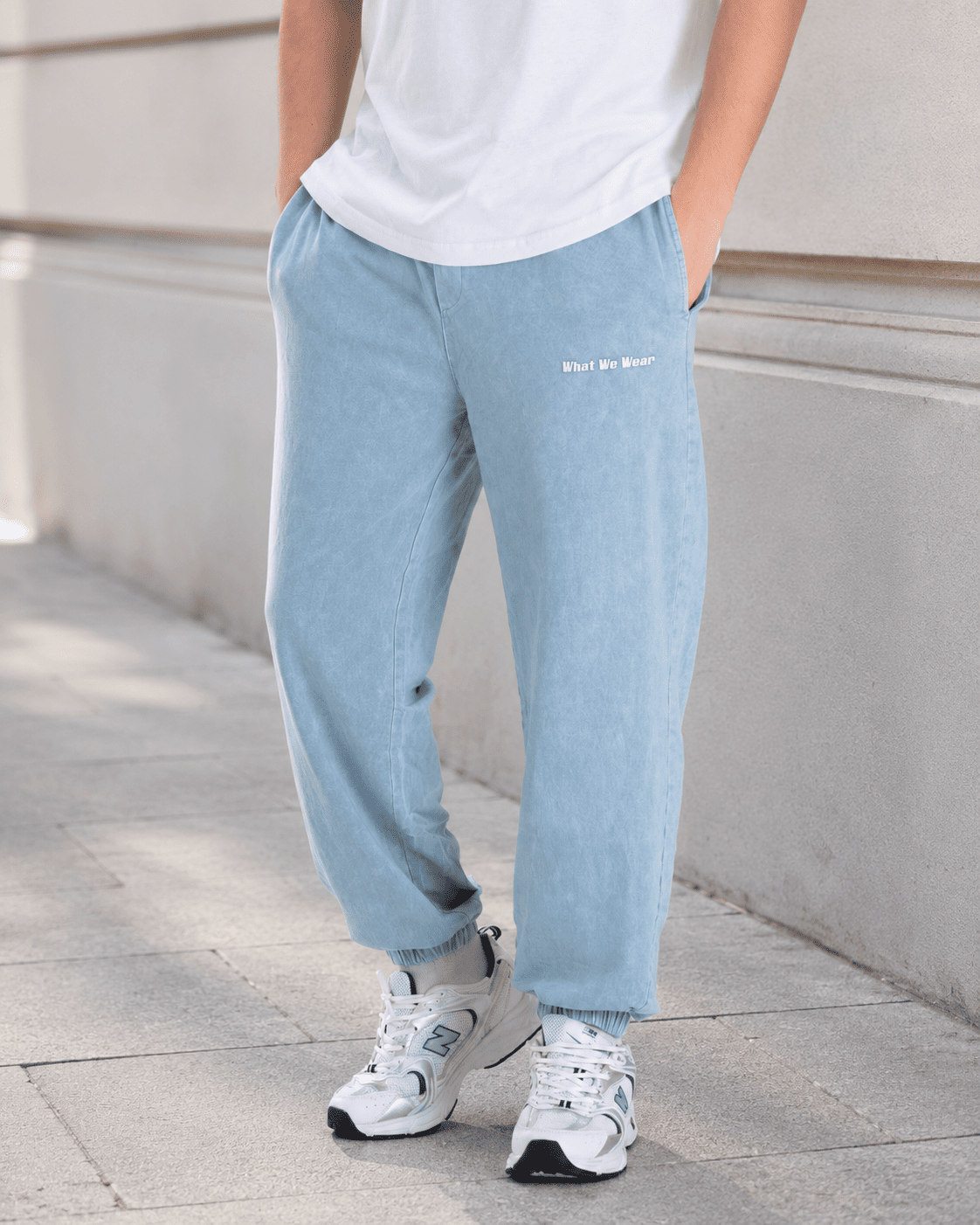 Erkek Asit Yıkamalı Bel Ve Paça Lastikli Jogger