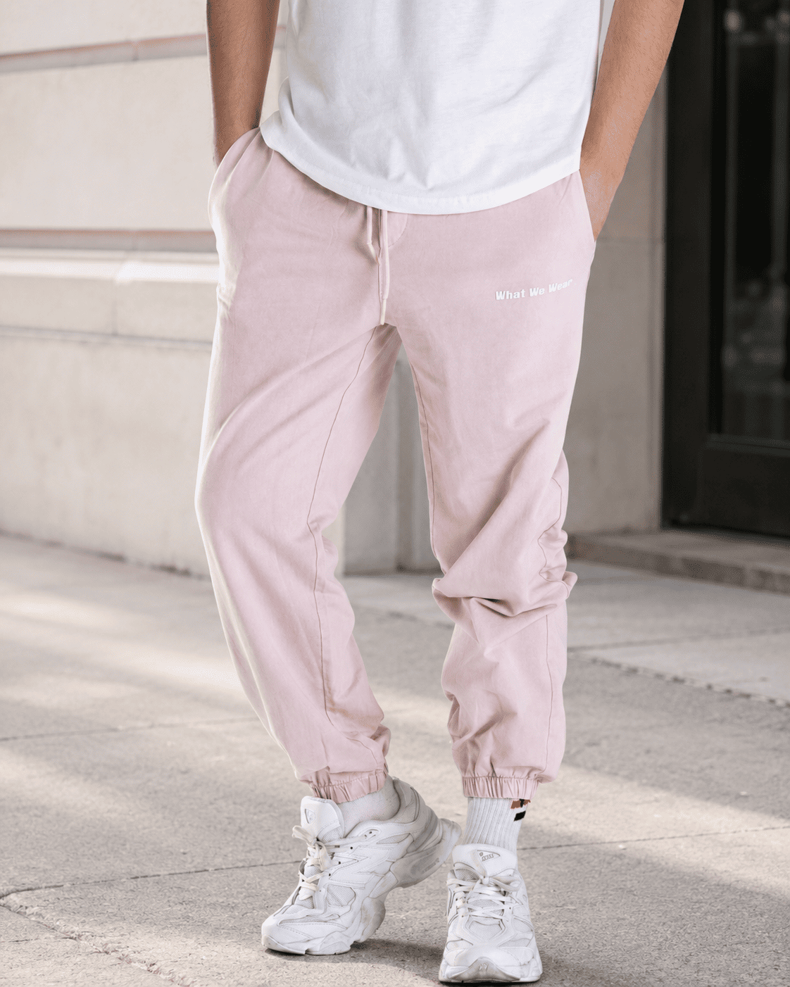 Erkek Asit Yıkamalı Bel Ve Paça Lastikli Jogger