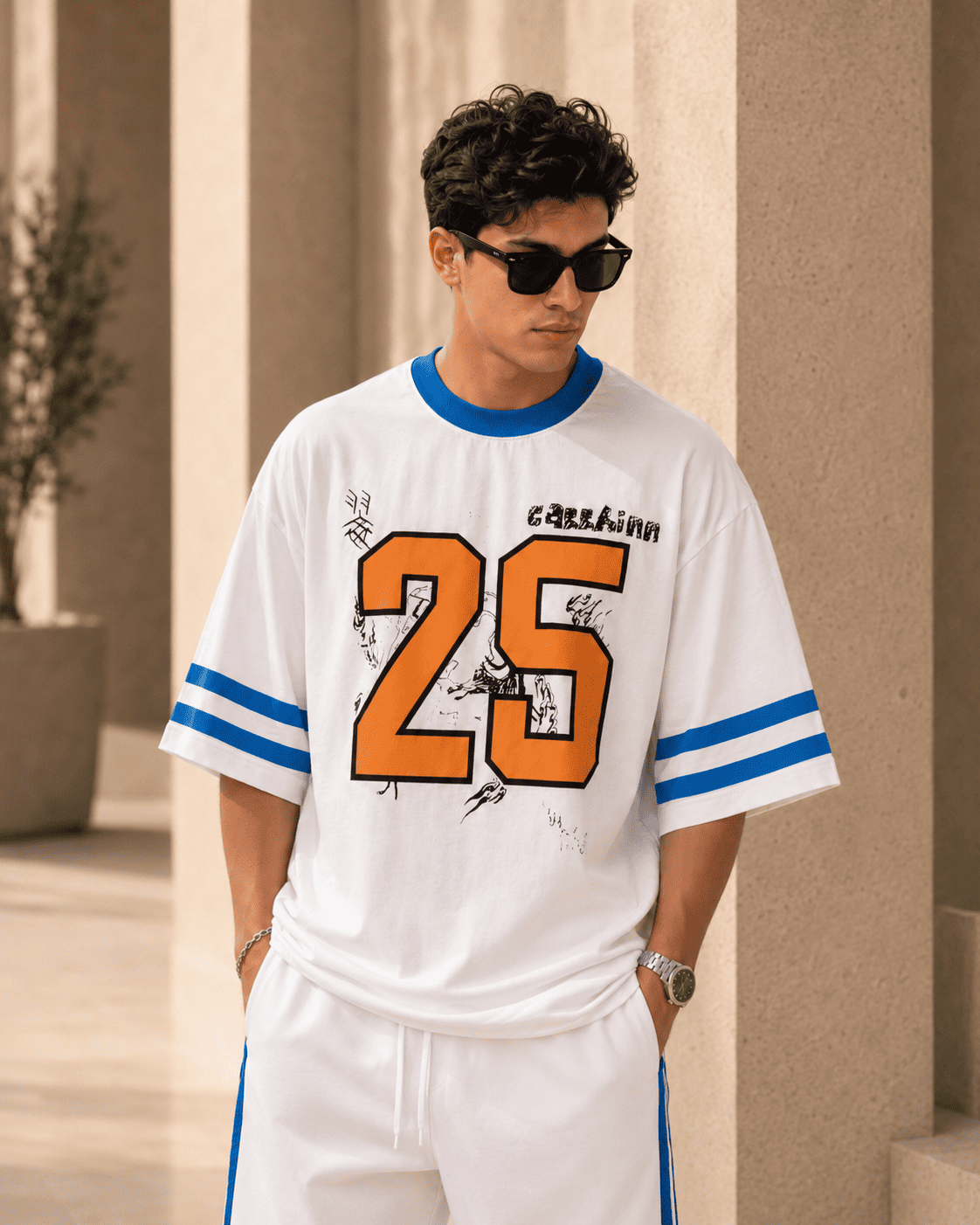 Erkek Pamuk Kumaş Oversize Tshirt