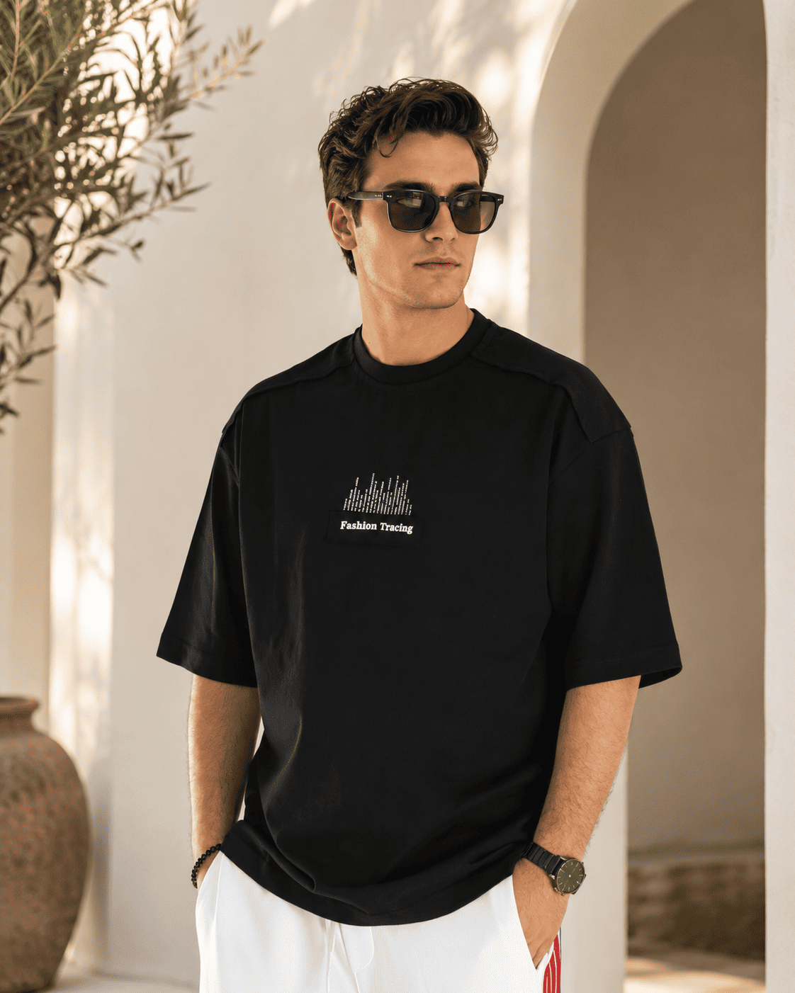 Erkek Pamuk Kumaş Oversize Tshirt
