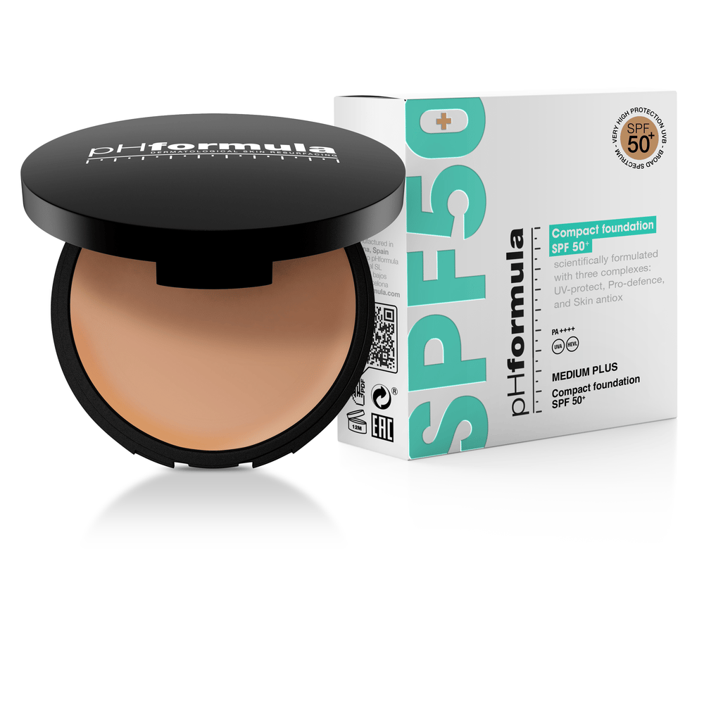 pHformula Compact Foundation Plus SPF 50+ 10 g