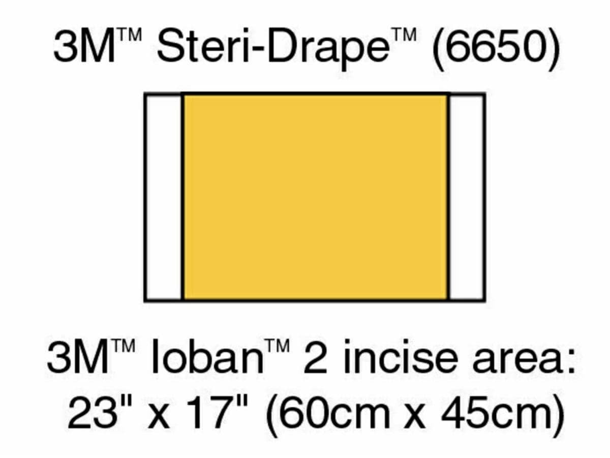 3M - Ioban 2 - Antimikrobiyal İnsizyon Örtüsü - 56 cm x 45 cm