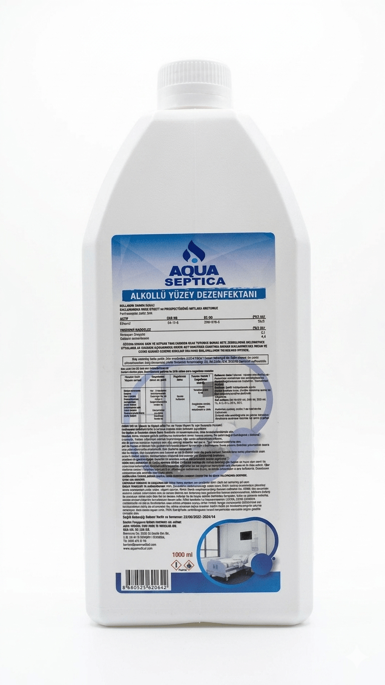AQUA Septica Alkollü Yüzey Dezenfektanı 1 Litre