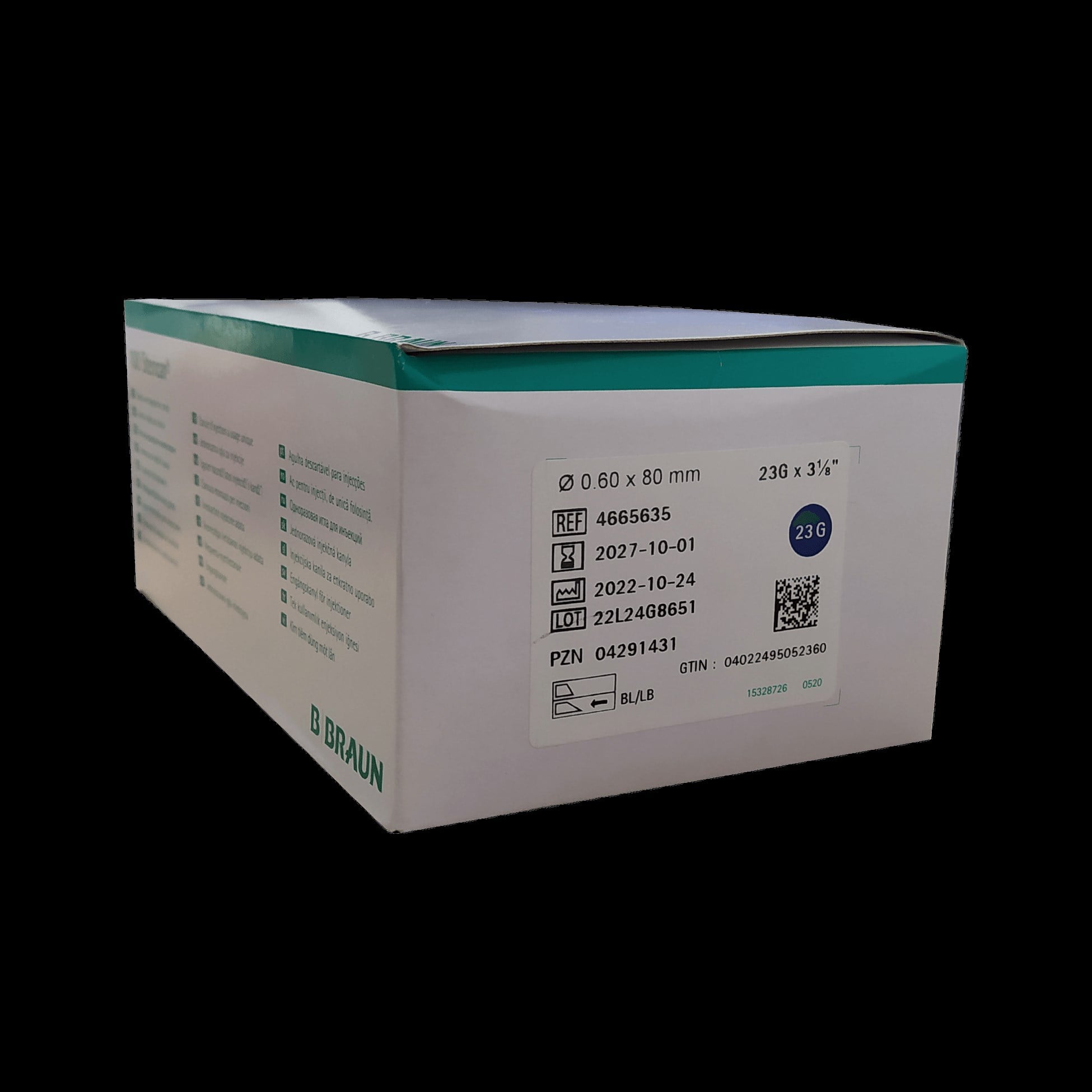 B.Braun - Sterican İğnesi - 23G - 0.60 x 80 mm - 100'lü