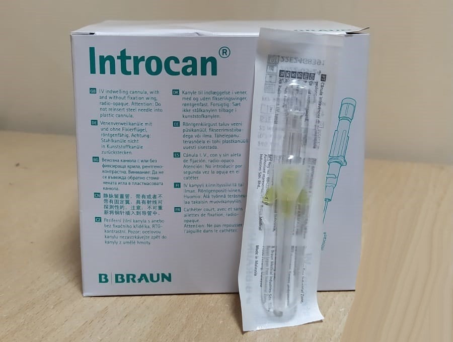 B|BRAUN - Introcan Intraket - 24g Sarı