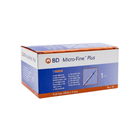BD - Micro-Fine Plus 1 ml İnsülin Enjektörü - 30G - 0,30 x 8 mm - 10'lu
