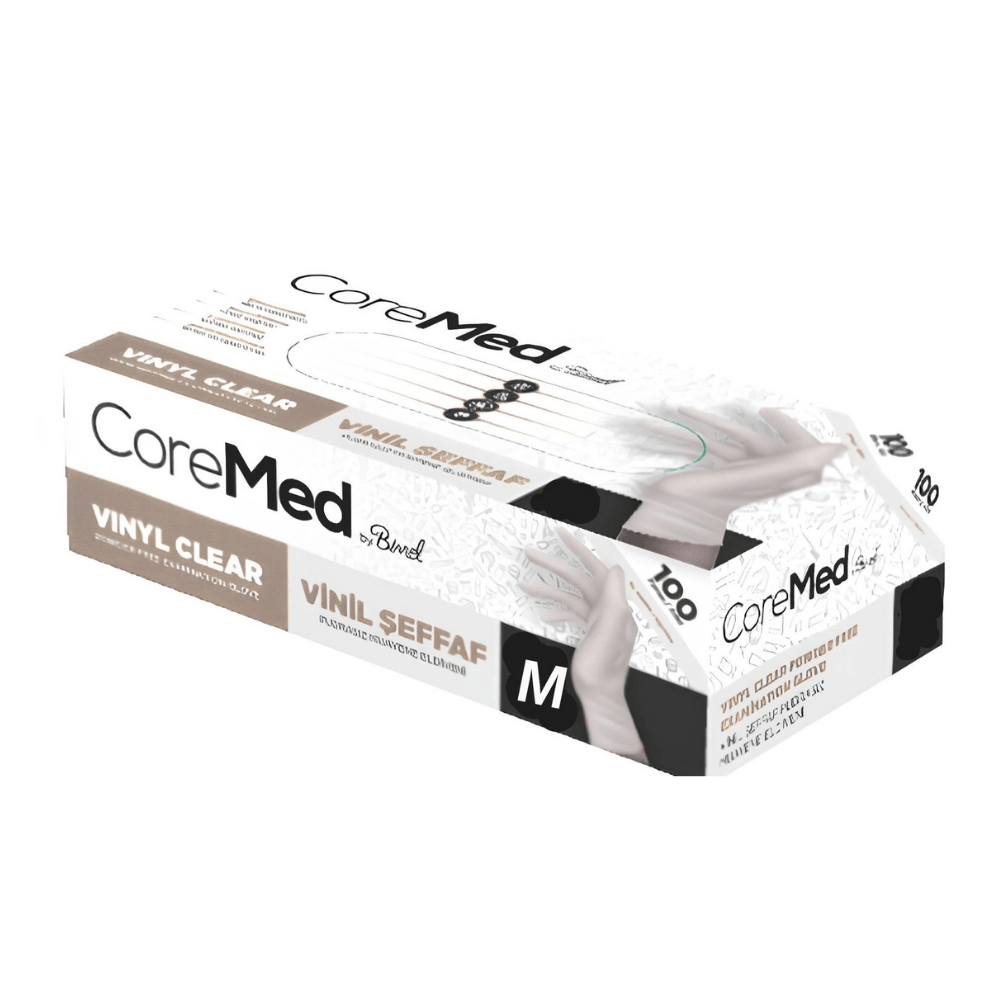 Coremed - Vinil Pudrasız Muayene Eldiveni
