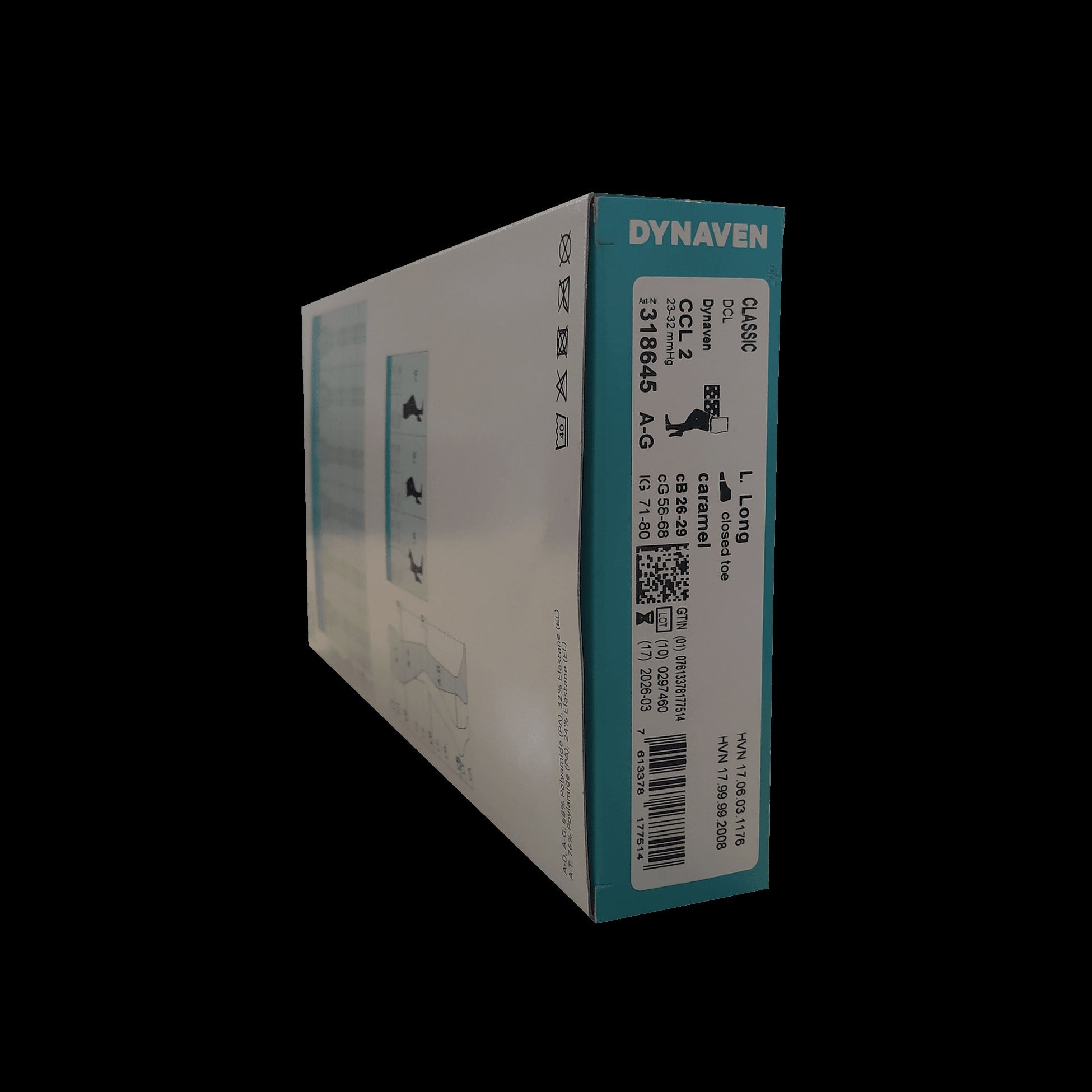 Dynaven - Sigvaris Classic - Dizüstü - Kapalı Burun - Ten Rengi - CCL2 - Large
