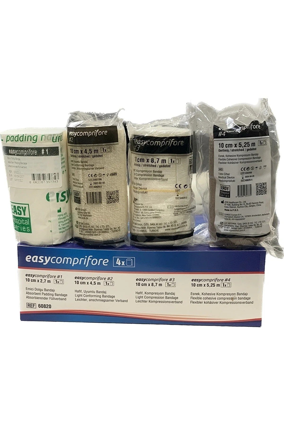 Easycomprifore - 4'lü Bandaj Seti