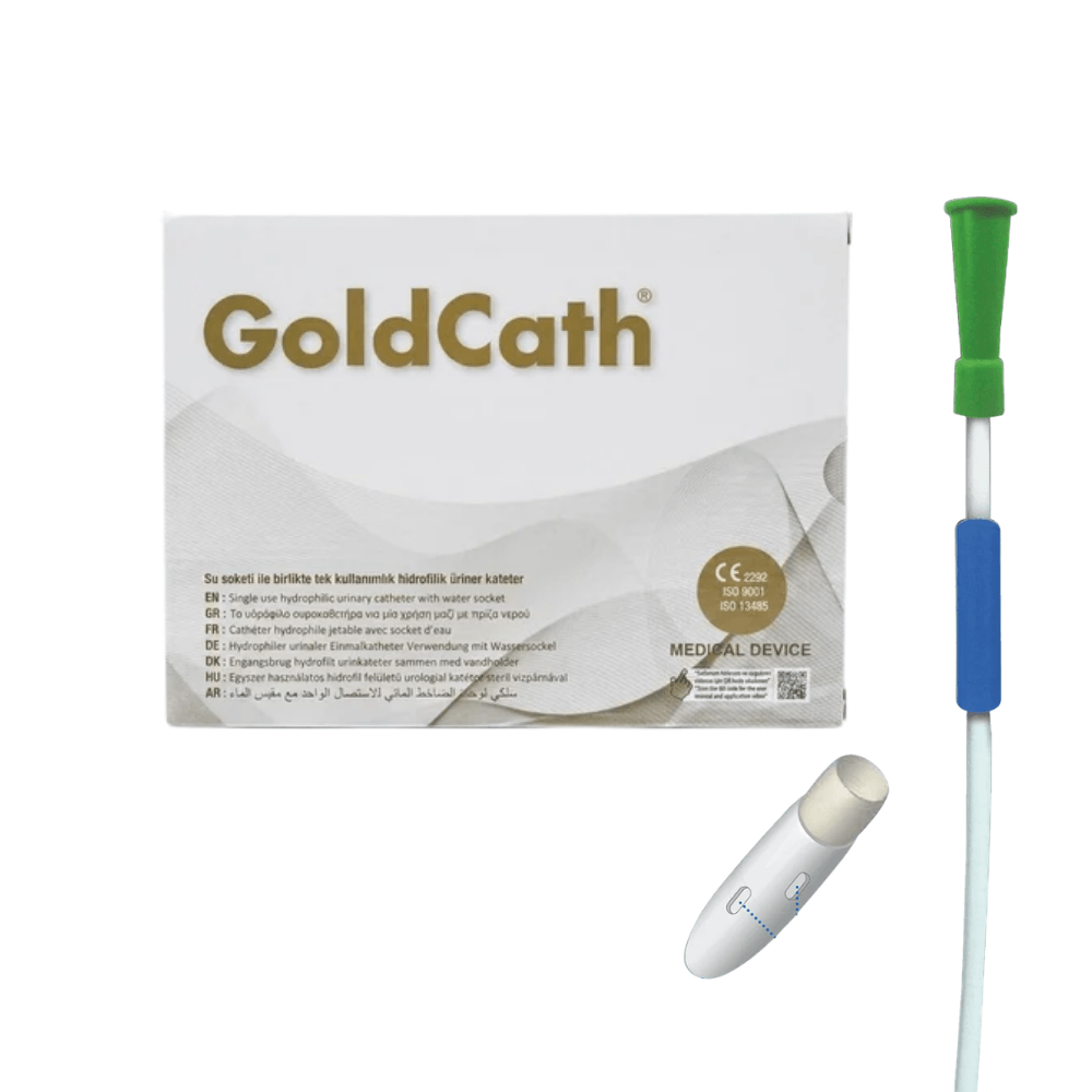 Goldcath - Hidrofilik Üriner Kateter Yüzüklü Sonda