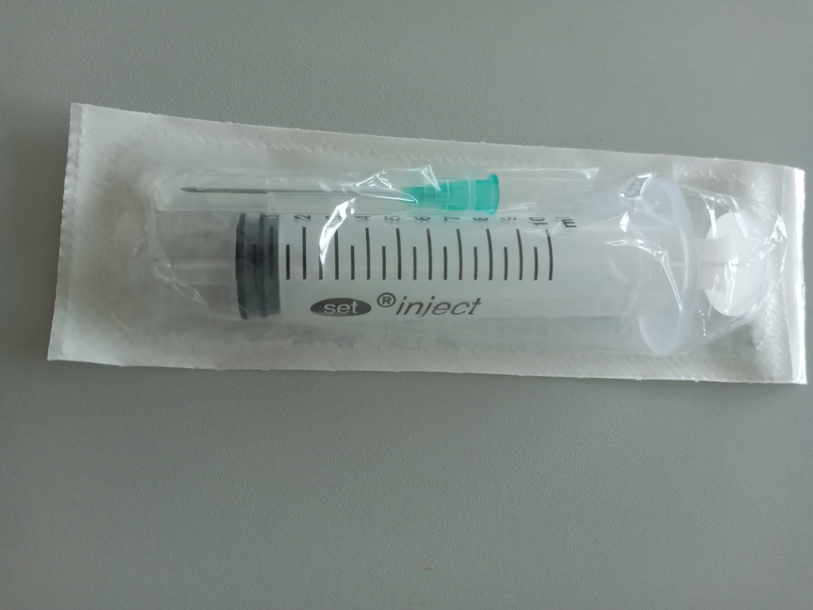 Set - Enjektör - 10 cc - 3P - Yeşil İğne