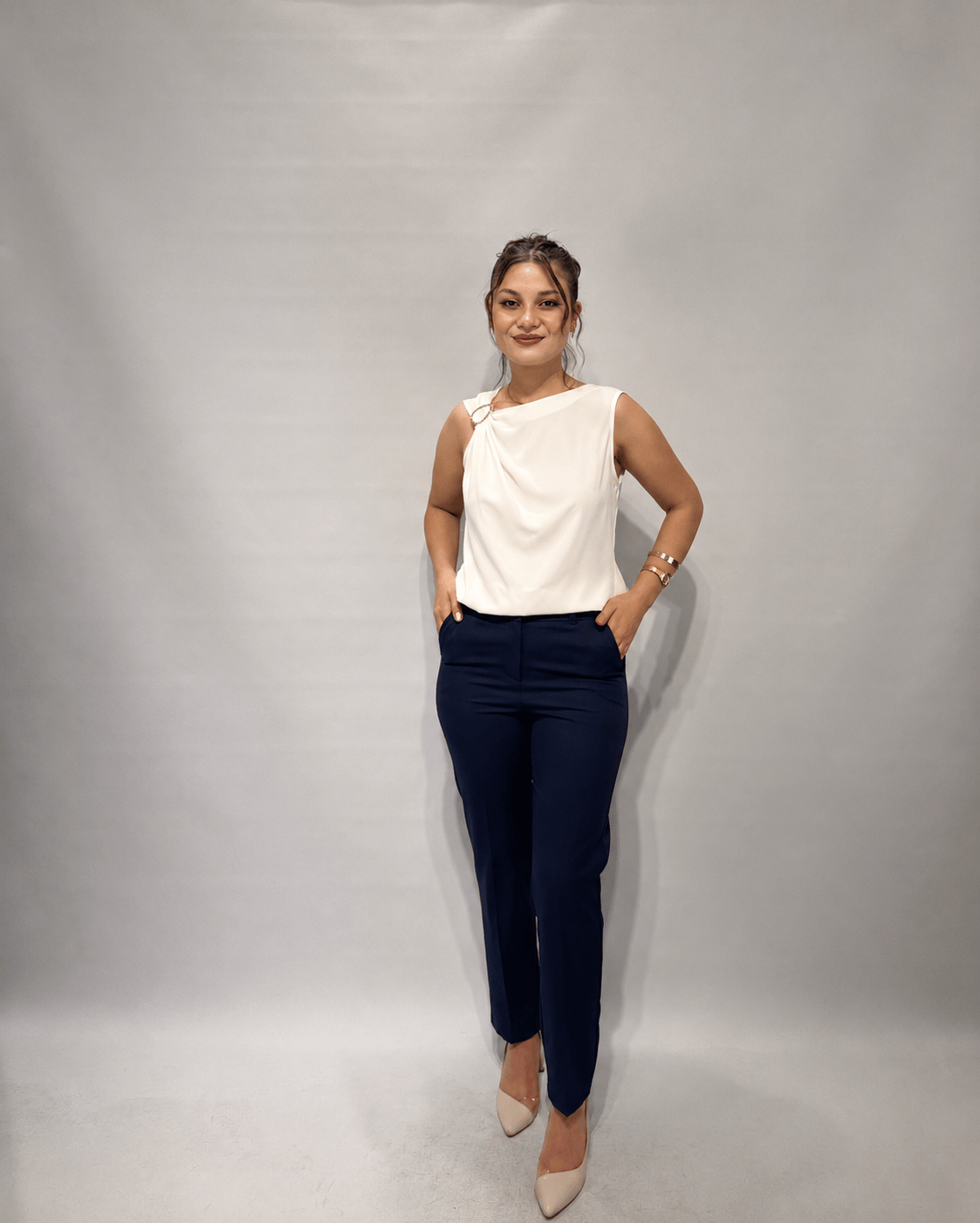Lacivert Secret Klasik Pantolon