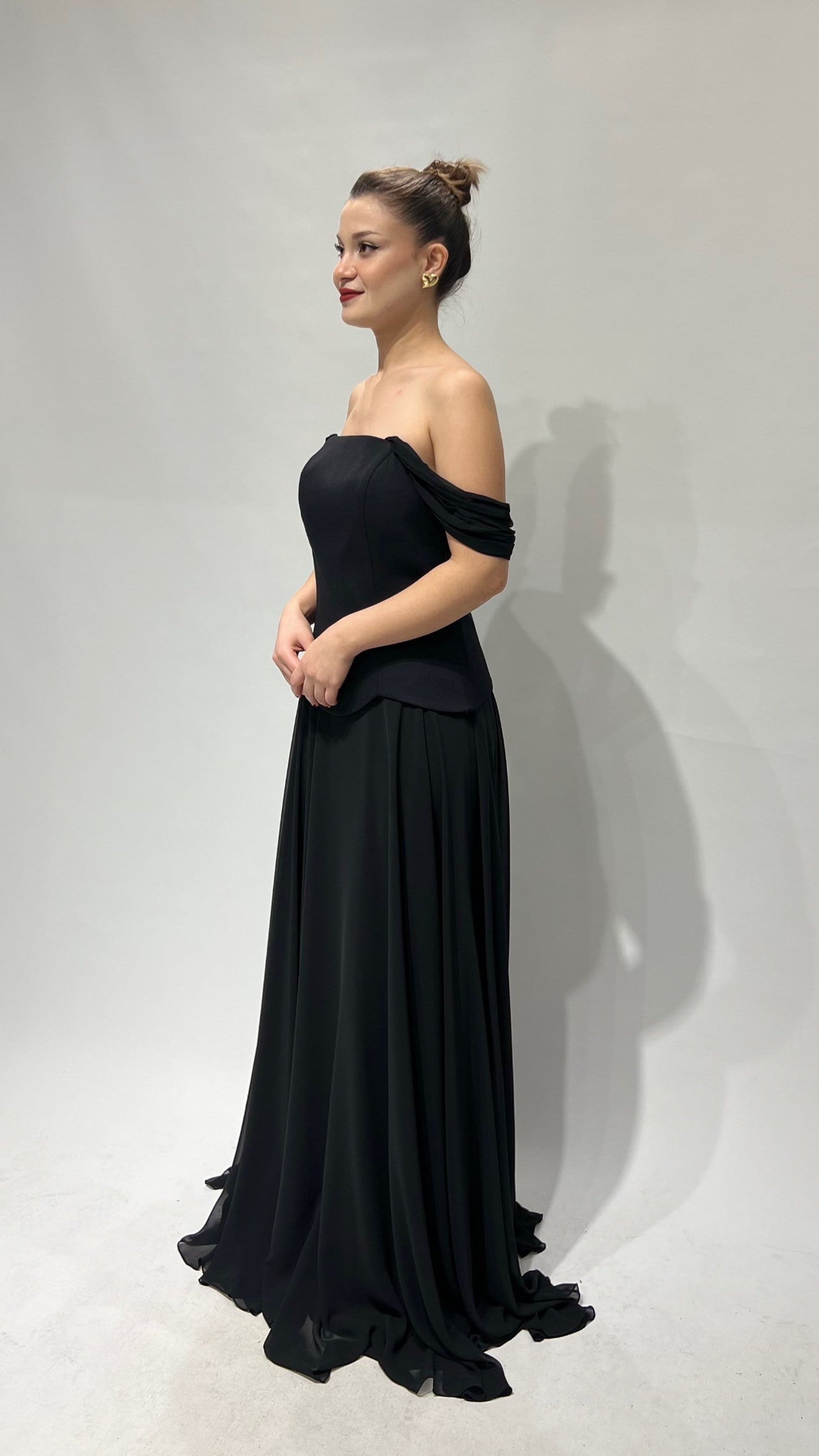 Siyah İkili Model Uzun Abiye