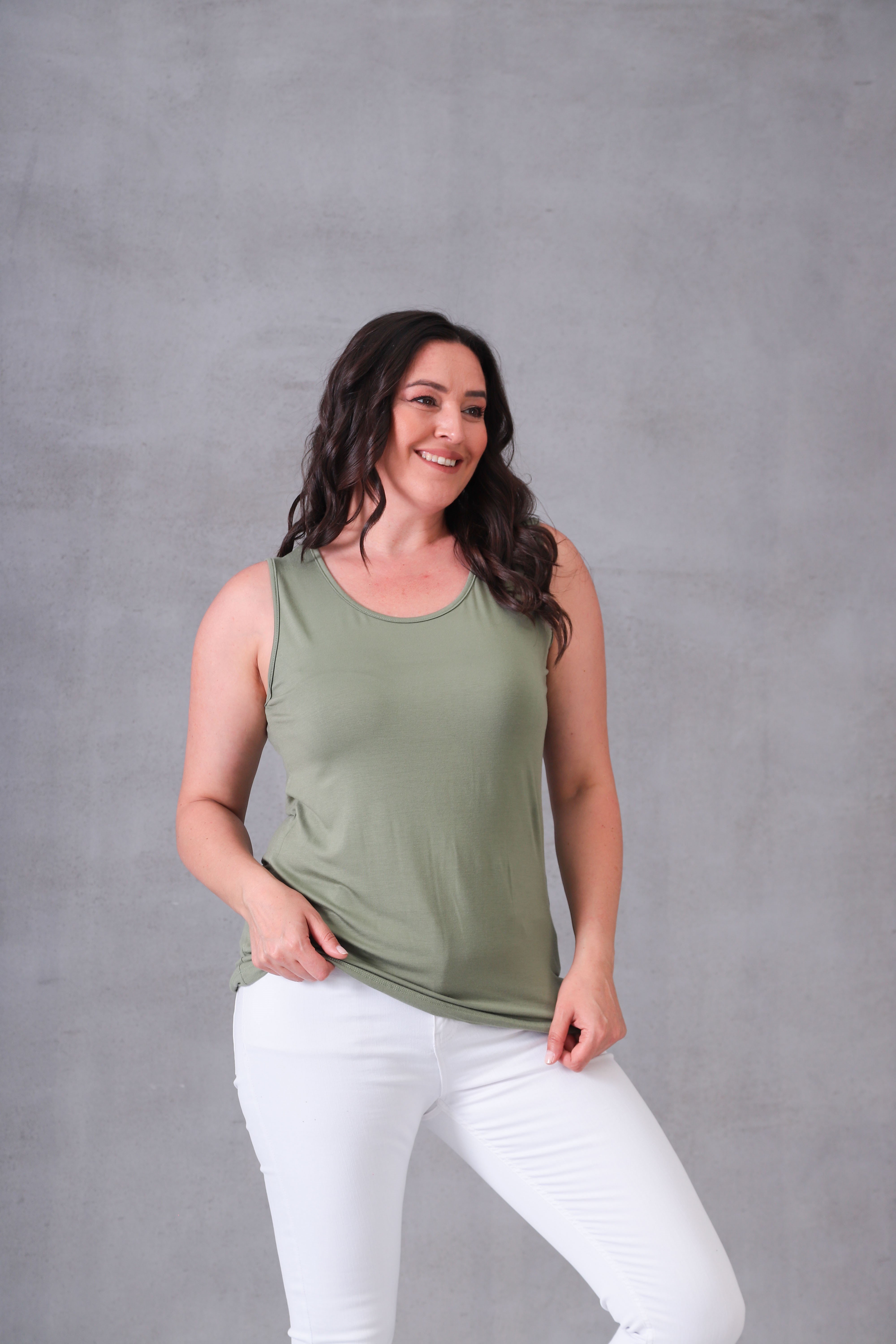 3823 Bambu Kumaş Atlet Yeşil
