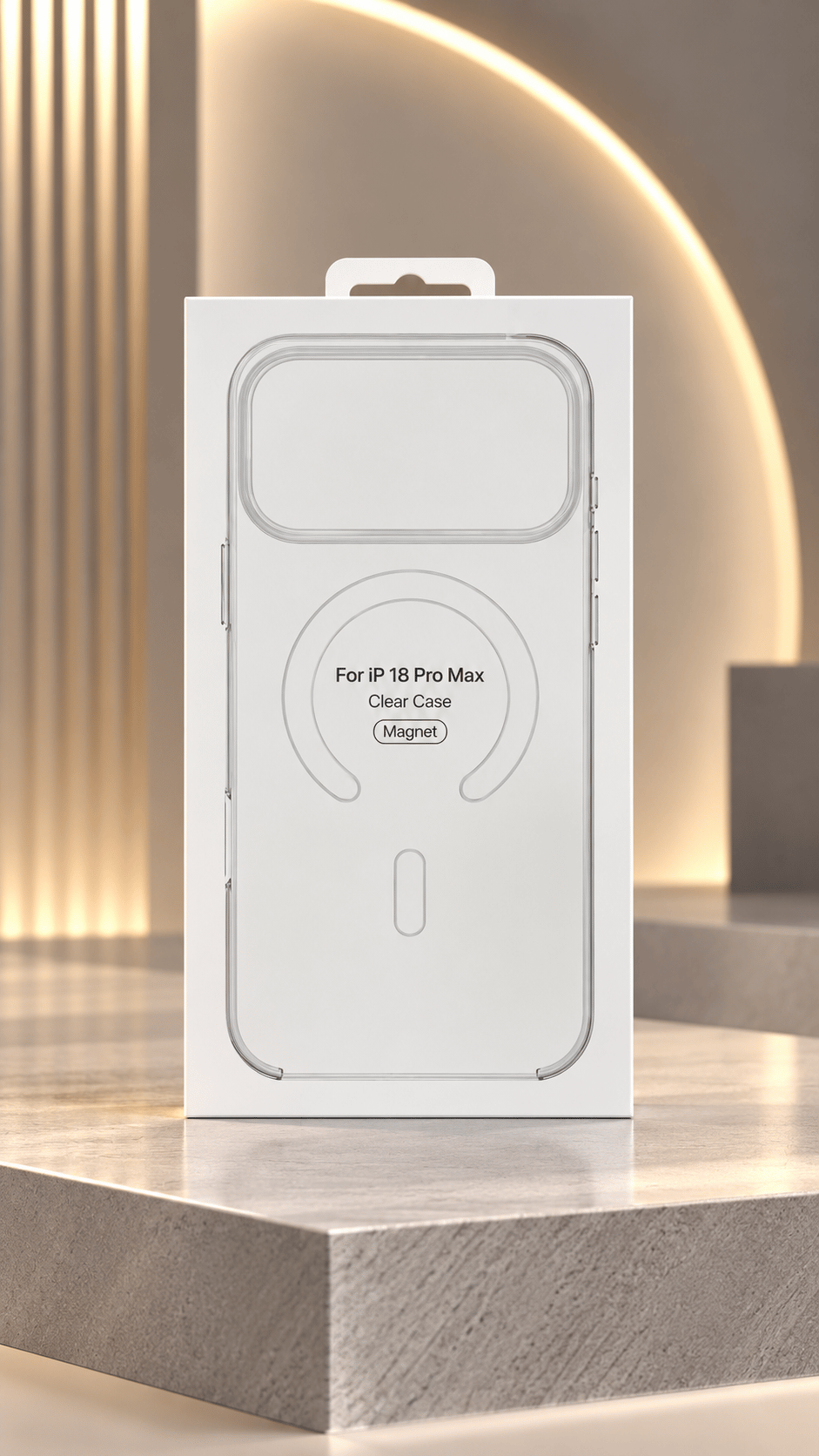 iPhone 17 Pro Max / 18 Pro Max Uyumlu Şeffaf MagSafe Kılıf