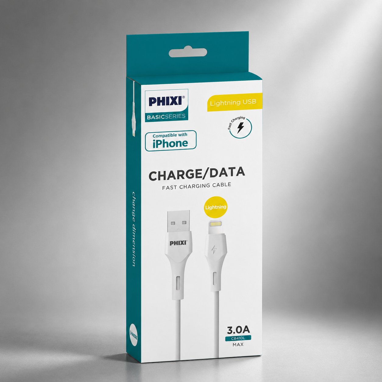 PHIXI CB410L Lightning Şarj ve Data Kablosu