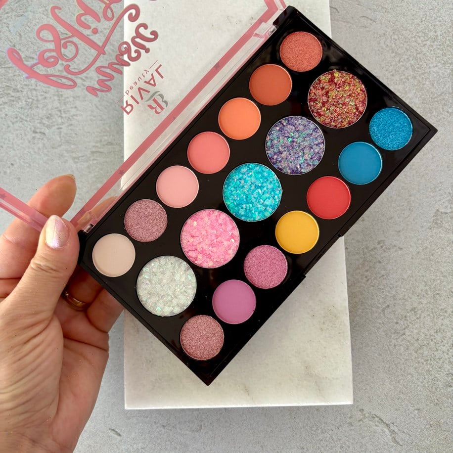 19 Renk Pigment Glitter Far Paketi