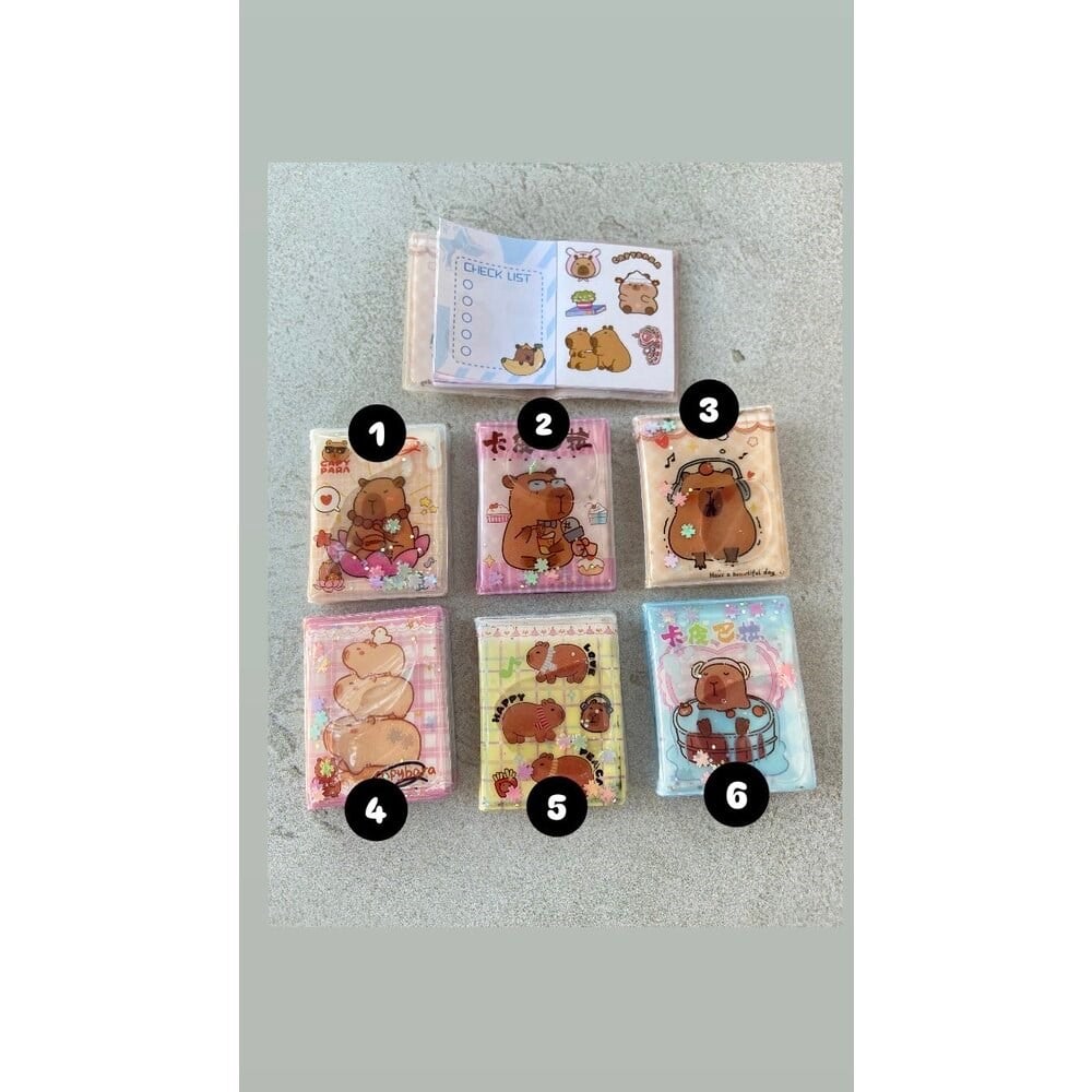 CAPYBARA MİNİ SULU STİCKER DEFTER