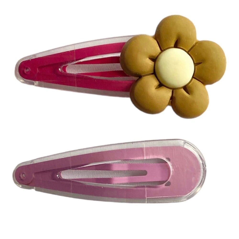 KAHVE ÇİÇEKLİ  PEMBE ÇITÇITLI SET