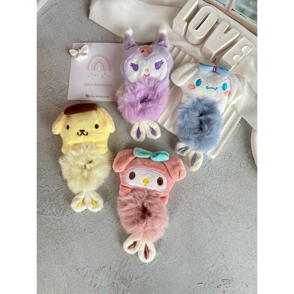 KUROMİ PELUŞ TOPUZ TOKASI
